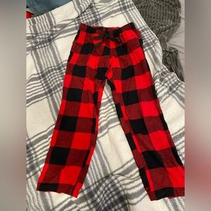 old navy plaid pj pants